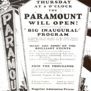 The Inaugural Show at the Paramount