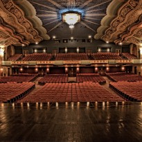 The beautiful Paramount Theatre in the eye of the performer