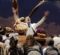 Stef Tovar stars as Harold Hill in The Music Man