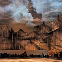 Fiddler on the Roof, featuring David Girolmo in the central role of Tevye, runs through March 24, 2013 at the Paramount Theatre. Photo by Liz Lauren.