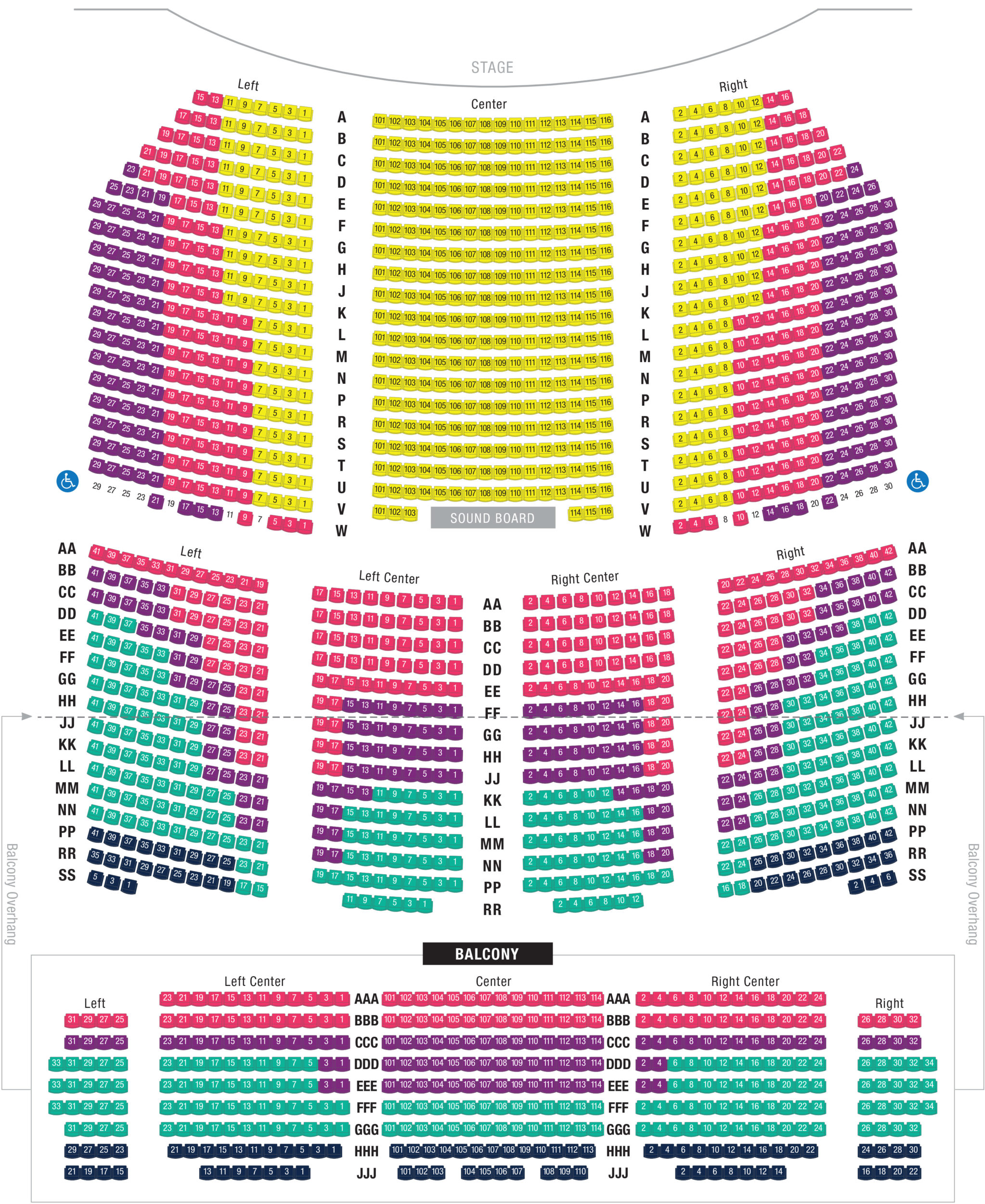Paramount Theater Seating Chart Aurora Cabinets Matttroy