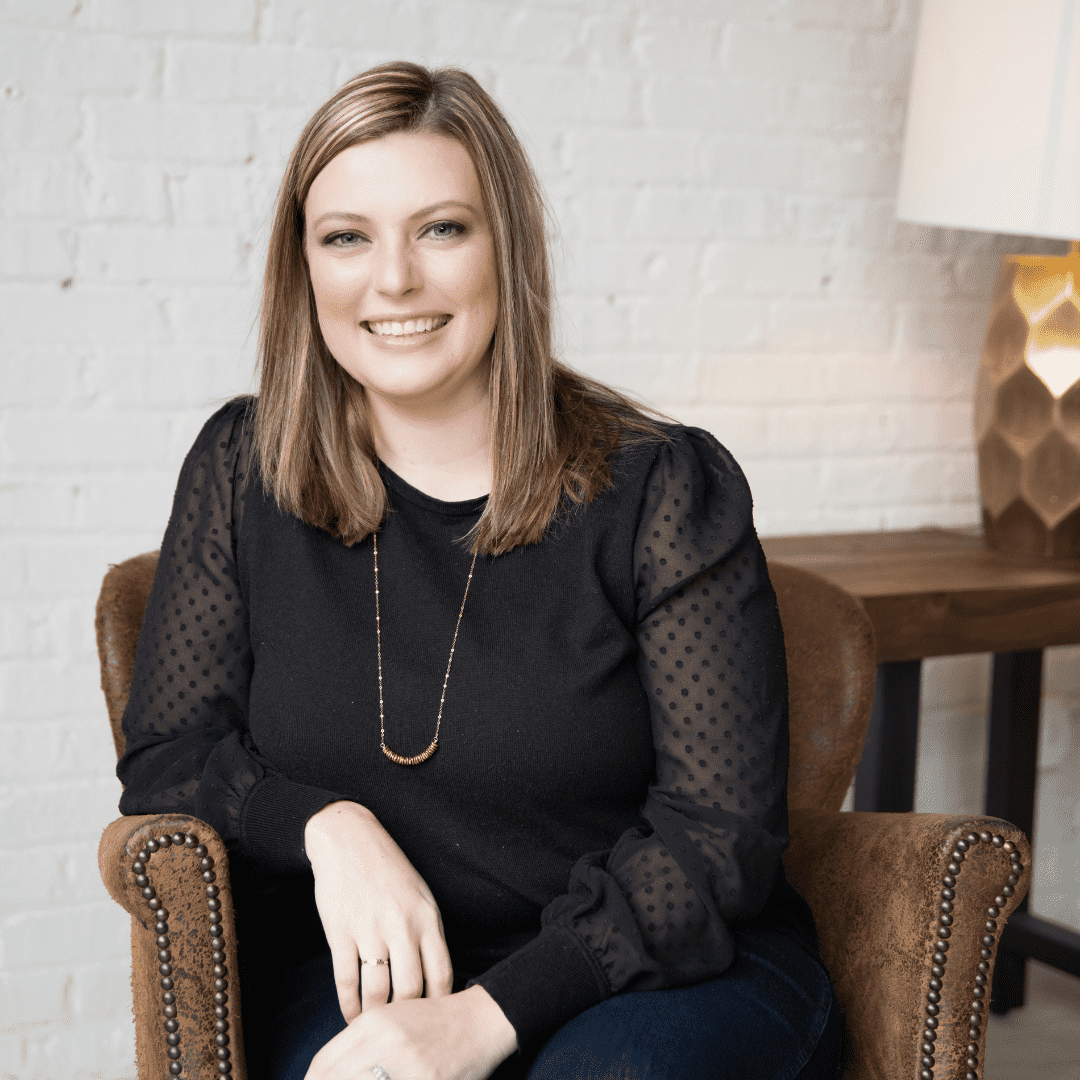 Square headshot in chair