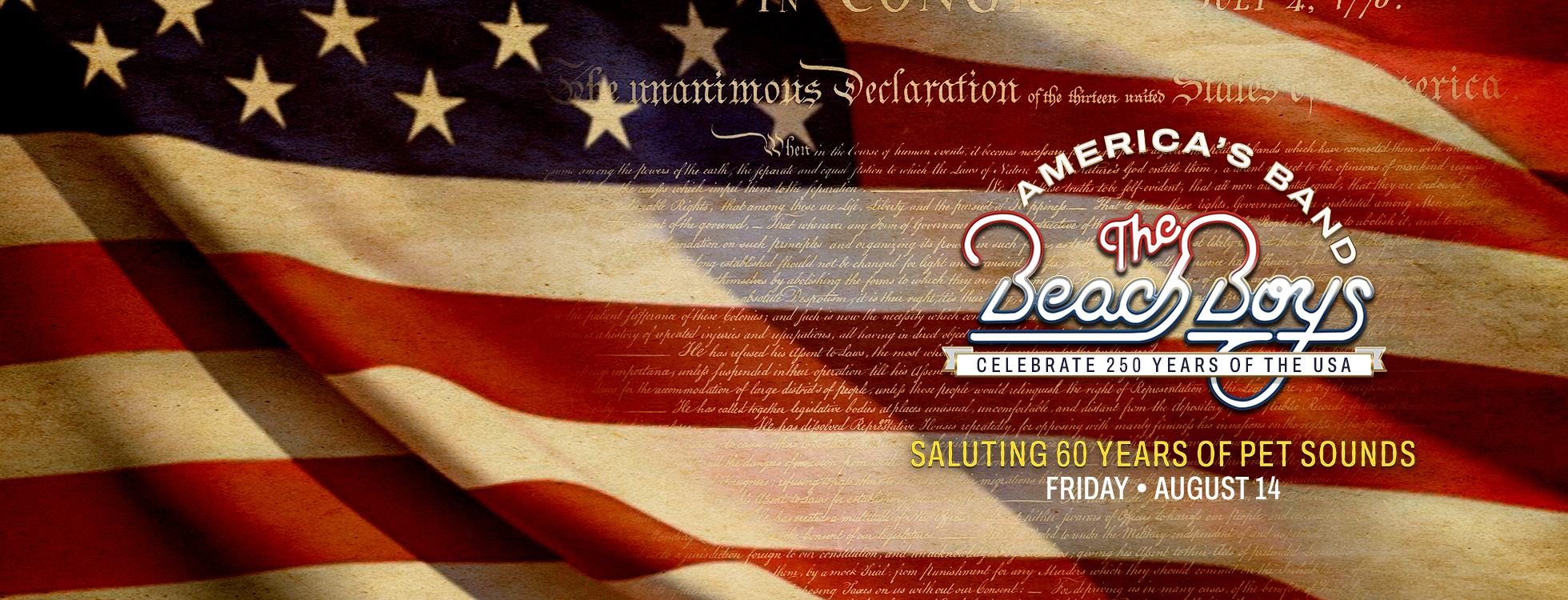 The Beach Boys Rescheduled to 8/21/27